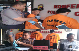 6 Garong di borgol polisi,yang satu tak kapok kapok,ini mereka biar tahu
