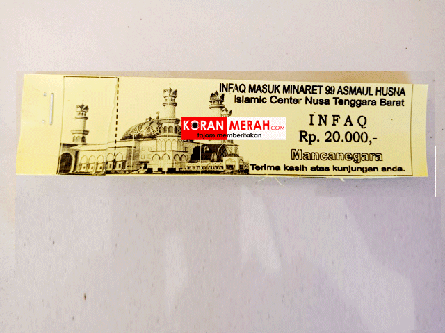 Disuruh bayar segini untuk naik Menara Islamic Center,Wisatawan menggerutu : ini gila !