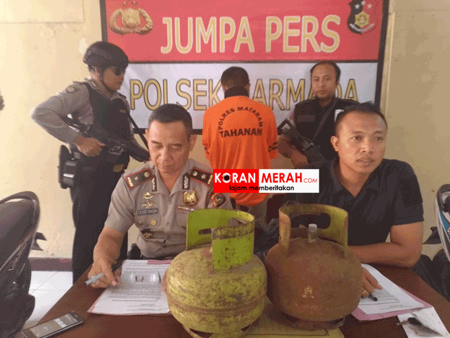LPG juga diembat,begini rupa orang yang ngambil