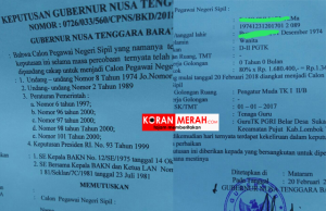 SK Bodong beredar, Tanda tangan TGB pun dipakai