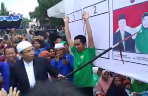 Habis-Habisan.Hari ini TGB kampanye di Lotim, langsung nyoblos gambar…