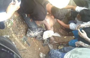 Ngeri…Ada Yang Bakar Ban Di Lubang Emas Sekotong.Belasan Orang Di Dalam Sesak Nafas Dan Meninggal.Ini Nama Korban