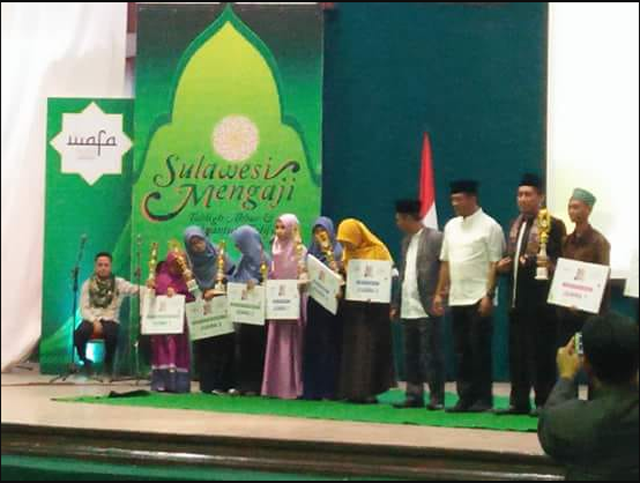 Ajang Wafa Qur’anic Festival 2018, Anak Dompu Jadi Juara Satu