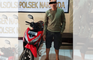 Polsek Narmada Amankan Pelaku Penggelapan