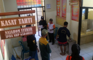 Tahanan Polres Bima Kota Tak Ketinggalan Ikut Nyoblos