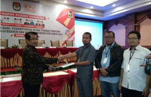 Data Akhir Hasil Pleno KPUD NTB. Selisih Suara Capai 137.883 Suara