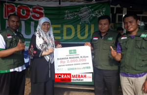 NU Peduli Bagikan Hewan Korban Untuk Para Pengungsi Korban Gempa Lombok NU peduli korban gempa lombok