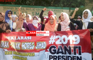 Mustofa: Rezim Ini Takut Emak Emak deklarasi 2019 ganti presiden