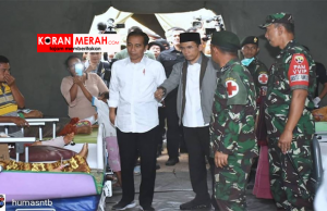 TGB Tampik Bantuan Dari Rewalan Jokowi Adalah Pencitraan relawan jokowi bantu korban gempa