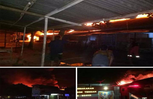 pasar-renteng-praya-terbakar