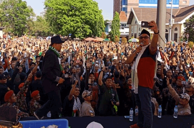 jalan sehat dukung prabowo