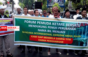 Forum Pemuda Ketare Bersatu Dukung Perubahan Nama Bandara. Ini Alasannya pergantian nama bandara