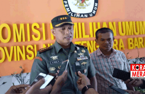 Hindari Isu Tak Benar, Danrem Cek KPU Dan Bawaslu NTB