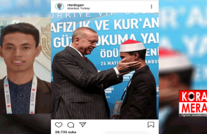Qori NTB Jadi Juara 1 MTQ Internasional. Penghargaan Diberikan Presiden Erdogan