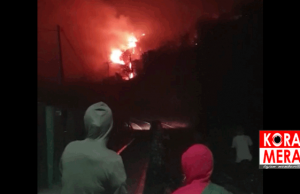 Bukit Pandanan KLU Terbakar, Aparat Terjun Padamkan Api. Polisi Selidiki Penyebab