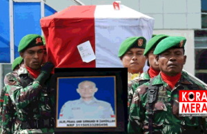 Tiba di Lombok, Korem Gelar Upacara Penerimaan Jenazah Prajurit Asal Lotim