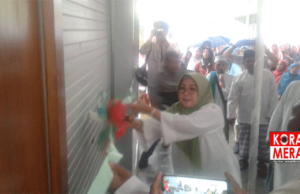 Putu Selly Lounching Santri Mart di Kota Mataram. Kopontren Diharapkan Aktif