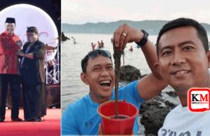 Puncak Bau Nyale 2020 Meriah, Zul Dan Suhaili Tampil Mesra. Danrem Makan Nyale Mentah