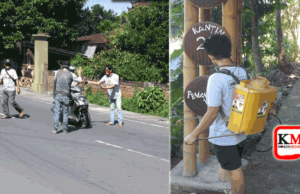 Relawan Dwi-Normal Bagikan Alat Perang Lawan Covid 19