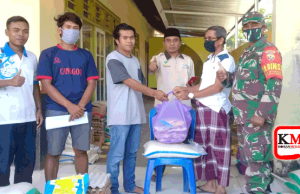 Kodim Loteng Terus Pantau Penyaluran Bansos