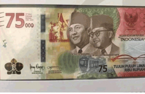 HUT RI Ke-75, Bank Indonesia Rilis Uang Baru Pecahan Rp 75 Ribu