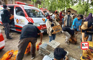 Bantuan Kemanusiaan Disalurkan HBK untuk Korban Kebakaran di KLU