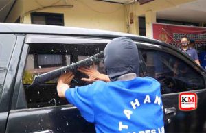 Pencurian Dengan Modus Pecah Kaca Mobil Terjadi di Senggigi
