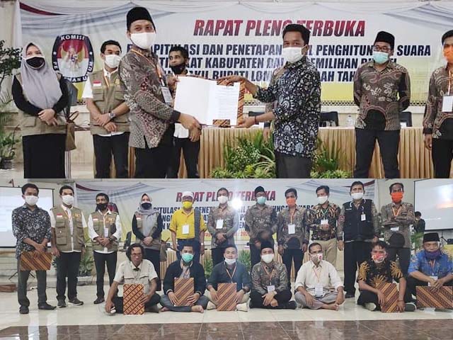 Rapat pleno KPU Loteng pilkada 2020