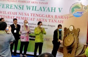 Gelar Konfrensi, Gubernur Harap IPPAT NTB Berkontribusi Selesaikan Persoalan Pertanahan