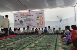 Milad ke-58 BANK NTB Syariah Cabang Loteng Santuni Puluhan Anak Yatim