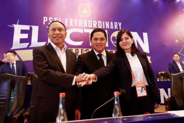 erick tohir pssi