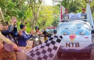 KPU Loteng Gelar Kirab Pemilu 2024, Wabup Himbau ASN Ikut Sosialisasikan