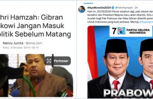 Jejak Fahri Hamzah: Dulu Minta Anak Jokowi Tidak Masuk Politik, Kini Dukung jadi Cawapres