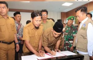 Pemda Lombok Tengah Damaikan Dua Desa Yang Sempat Salah Paham
