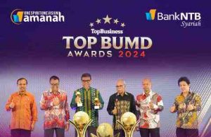 Bank NTB Syariah Kembali Raih Penghargaan Bintang 5 TOP BUMD Awards 2024