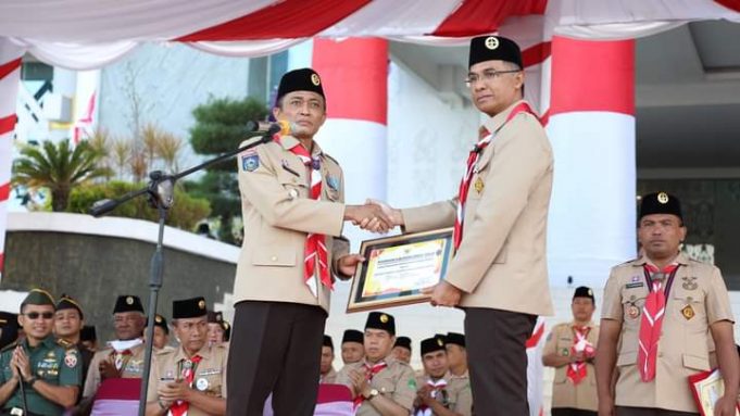 Bupati Lombok Tengah Hibahkan Lahan dan Bangunan untuk Pramuka di HUT ke-63