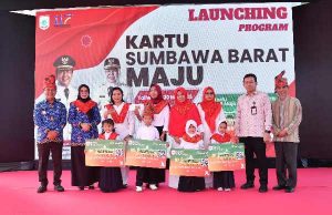 Kartu KSB Maju Resmi Dilaunching, Semua Kepala Keluarga Miliki Rekening di Bank NTB Syariah