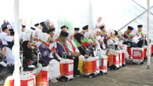Wabup Nursiah Lepas 384 Jamaah Haji Kloter Dua Asal Lombok Tengah