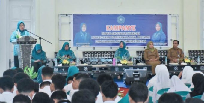 TP PKK Lombok Tengah Gelar Penyuluhan Remaja Tekan Stunting dan Pernikahan Anak