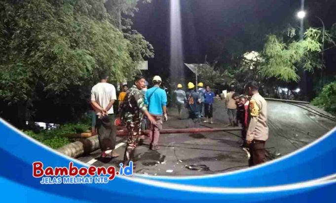 Dandim Loteng Instruksikan Anggota Terlibat Tangani Dampak Cuaca Ekstrim