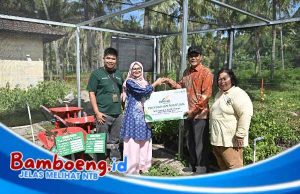 Wujudkan Sinergi Hijau, Bank NTB Syariah Serahkan Fasilitas Nursery Farm untuk Program Sumbawa Hijau Lestari
