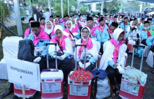 375 Jamaah Calon Haji Lombok Tengah Dilepas ke Tanah Suci