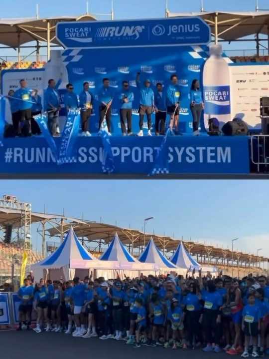 Ribuan Pelari Padati Mandalika, Pocari Sweat Run Beri Multiplier Effect bagi Ekonomi NTB