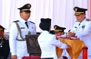 Bupati Pathul Pimpin Apel HUT ke-81 Kemerdekaan RI di Lombok Tengah